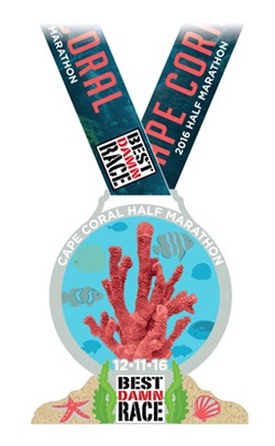 Medal - Cape Coral, FL - Best Damn Race